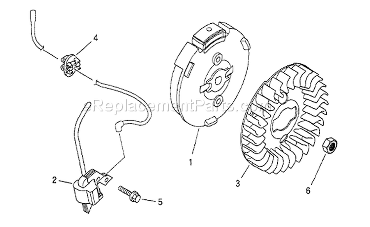 Page K Diagram and Parts List for 1532-0  Briggs and Stratton Generator
